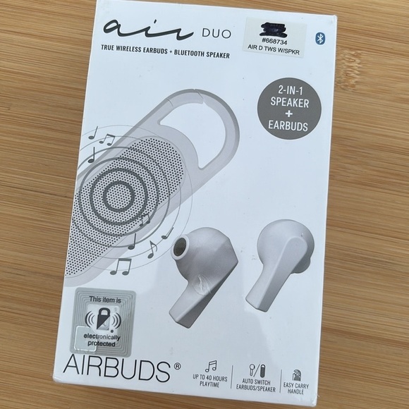 Brand New Air Duo 2-in-1 True Wireless Earbuds & Bluetooth Speaker Charging Case - Picture 8 of 10